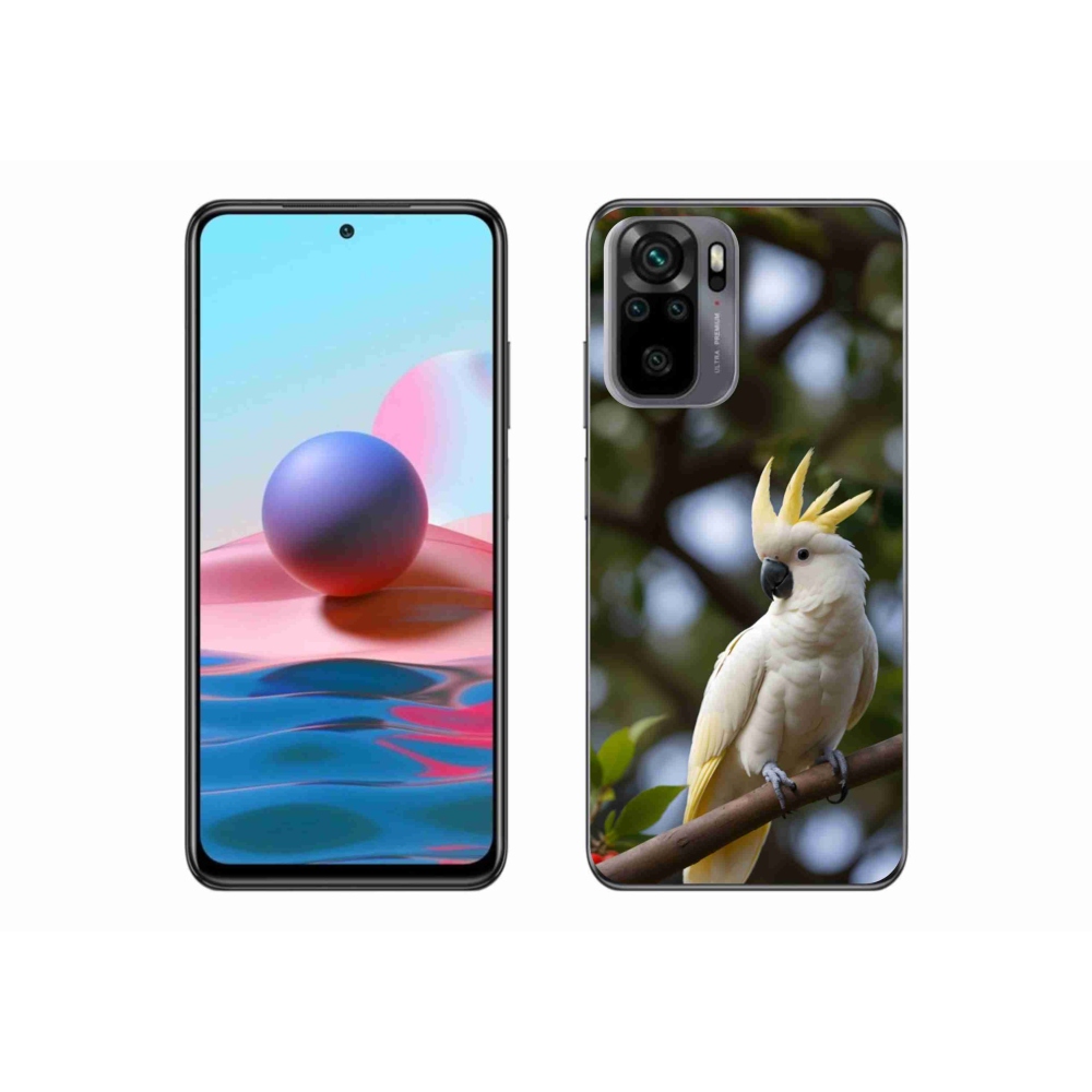 Gélový kryt mmCase na Xiaomi Redmi Note 10S - papagáj kakadu 3