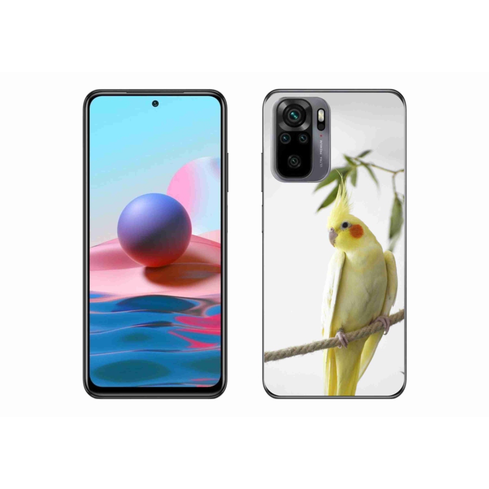 Gélový kryt mmCase na Xiaomi Redmi Note 10S - papagáj korela chocholatá