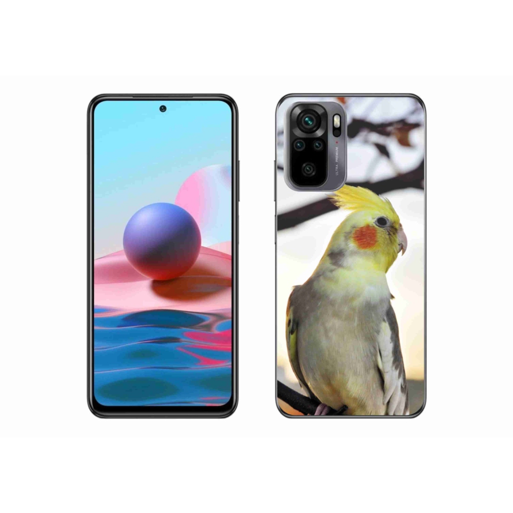 Gélový kryt mmCase na Xiaomi Redmi Note 10S - papagáj korela