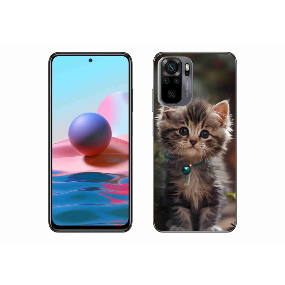 Gélový kryt mmCase na Xiaomi Redmi Note 10S - roztomilé mačiatko 11