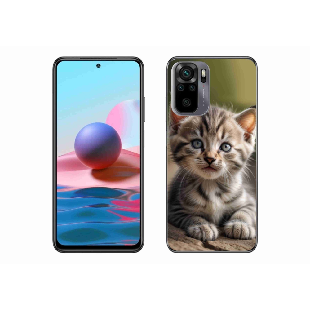 Gélový kryt mmCase na Xiaomi Redmi Note 10S - roztomilé mačiatko 9