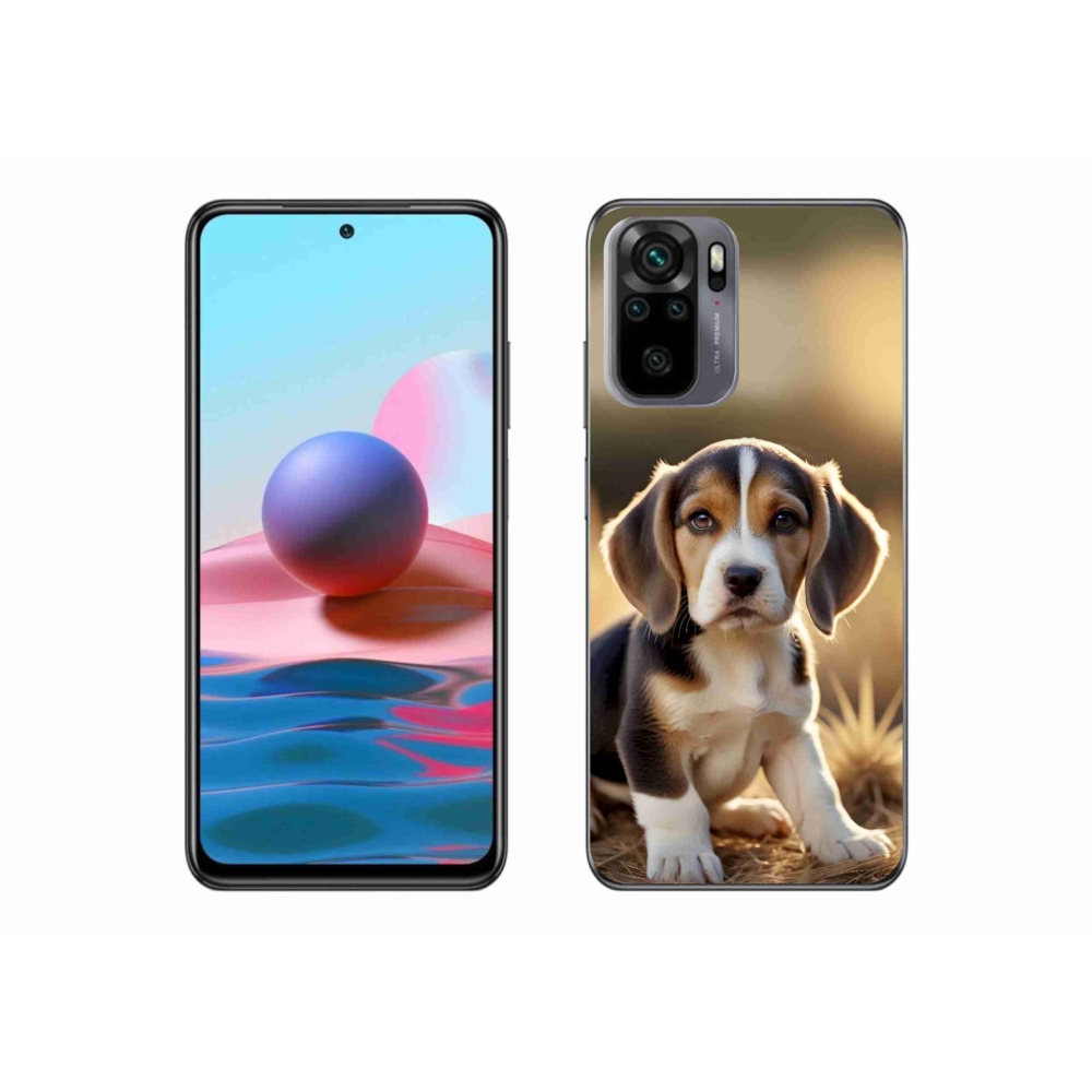 Gélový kryt mmCase na Xiaomi Redmi Note 10S - roztomilý bígl