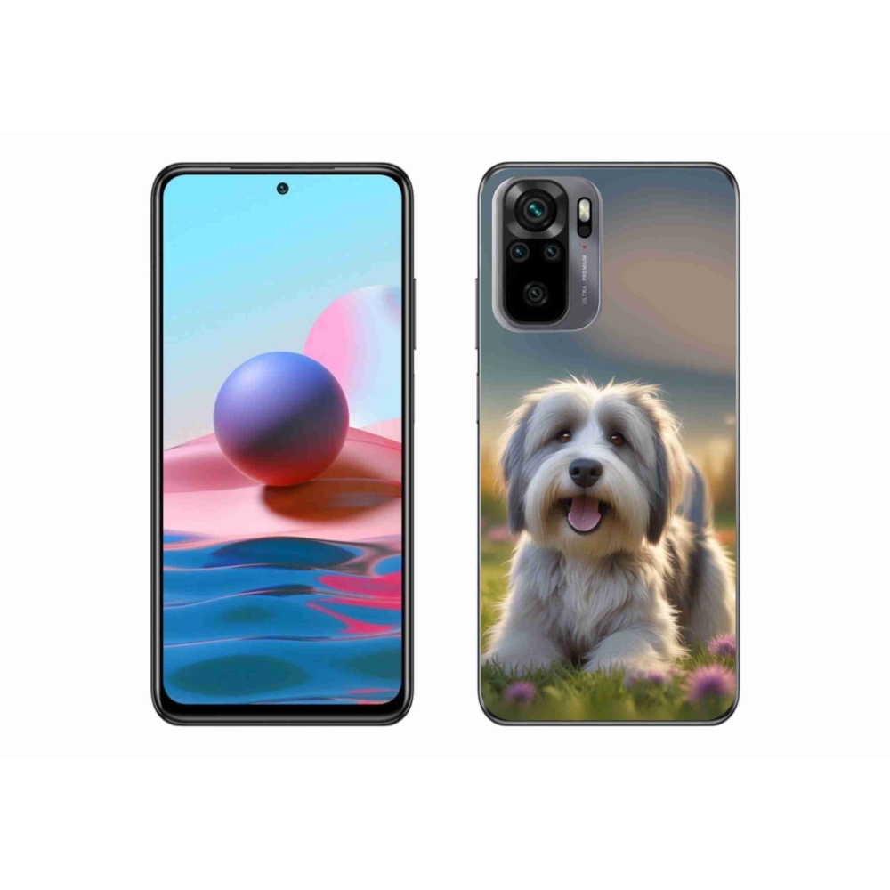Gélový kryt mmCase na Xiaomi Redmi Note 10S - roztomilý havanský psík