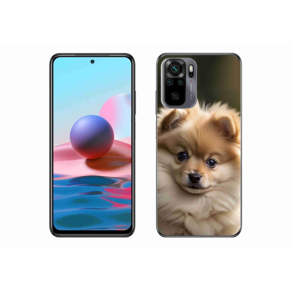 Gélový kryt mmCase na Xiaomi Redmi Note 10S - roztomilý pomeranian 2