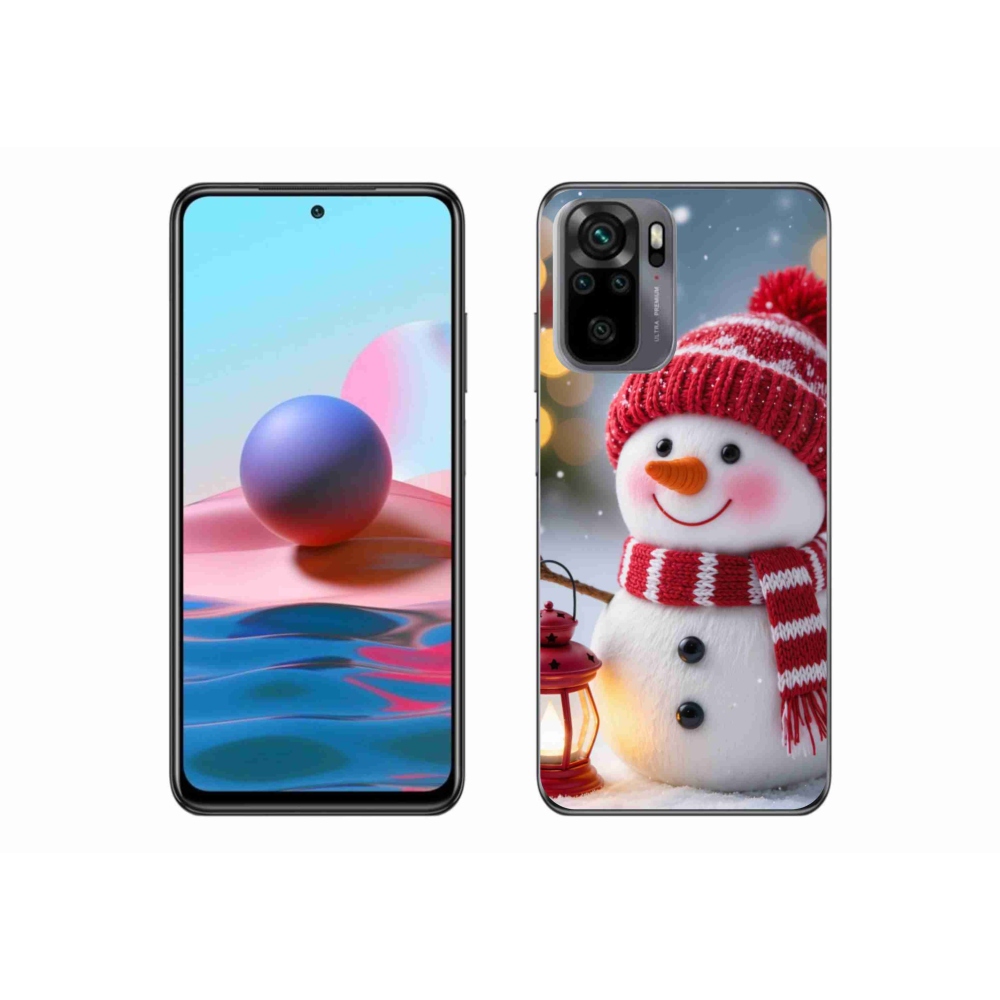 Gélový kryt mmCase na Xiaomi Redmi Note 10S - snehuliak 2