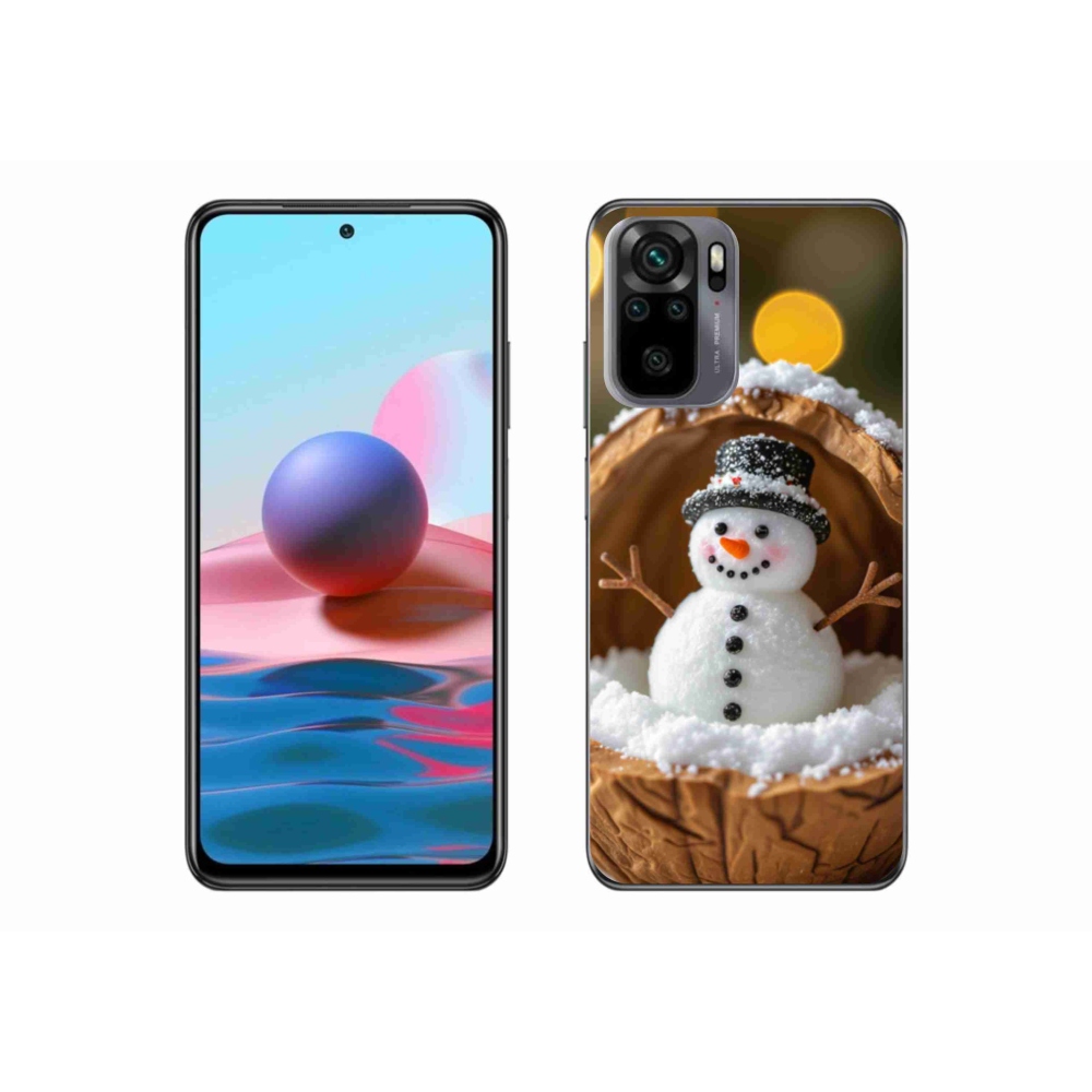 Gélový kryt mmCase na Xiaomi Redmi Note 10S - snehuliak 4