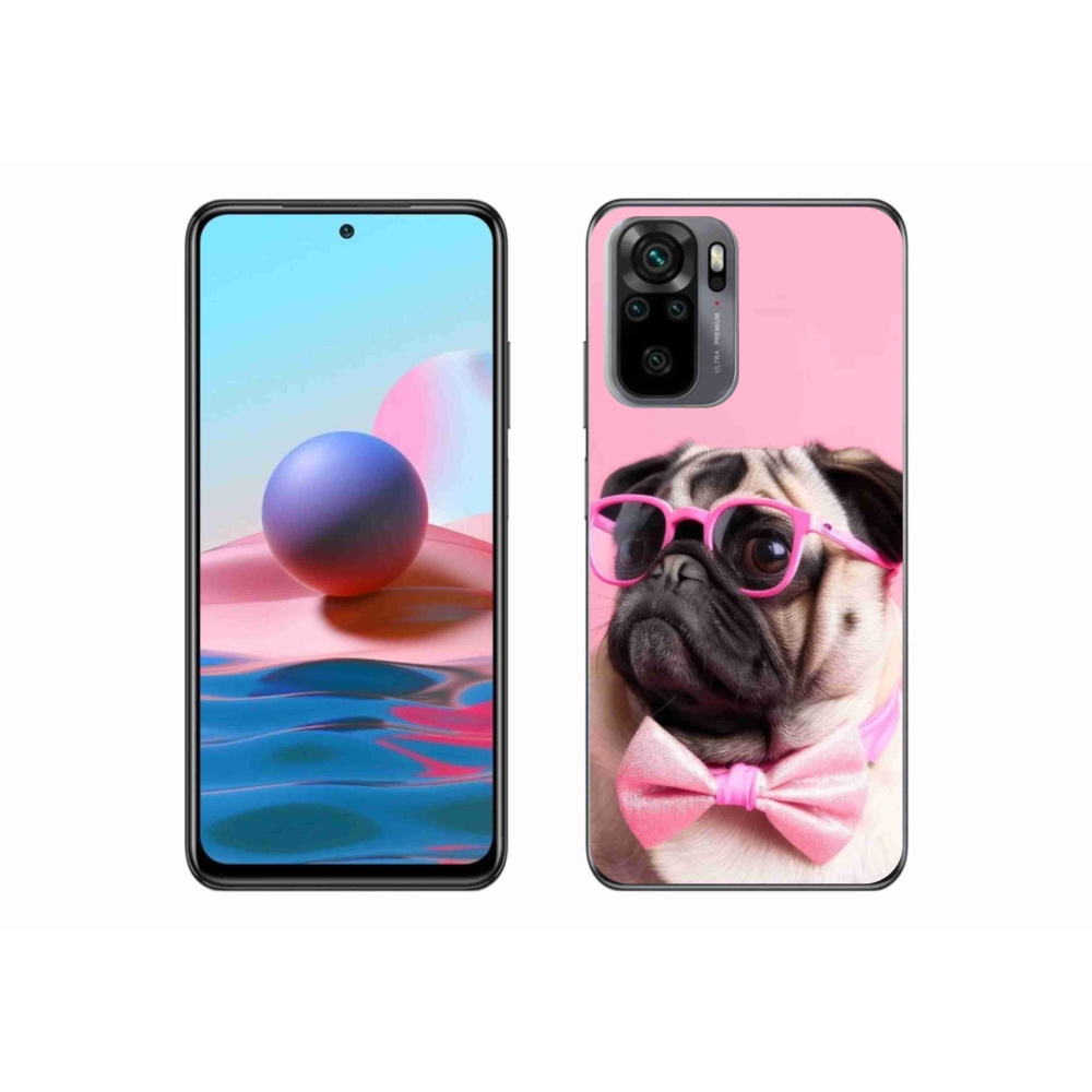 Gélový kryt mmCase na Xiaomi Redmi Note 10S - štýlový mops