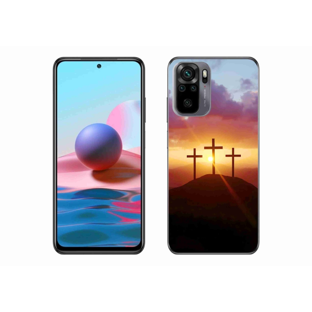 Gélový kryt mmCase na Xiaomi Redmi Note 10S - tri kríža