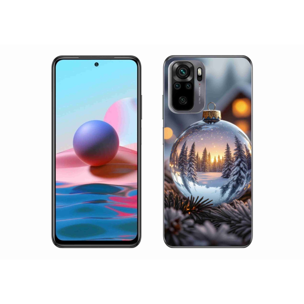 Gélový kryt mmCase na Xiaomi Redmi Note 10S - vianočná ozdoba