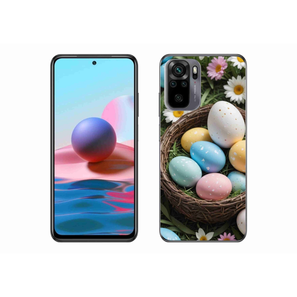 Gélový kryt mmCase na Xiaomi Redmi Note 10S - veľkonočné vajíčka 2