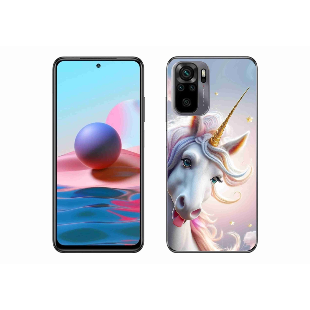 Gélový kryt mmCase na Xiaomi Redmi Note 10S - veselý jednorožec