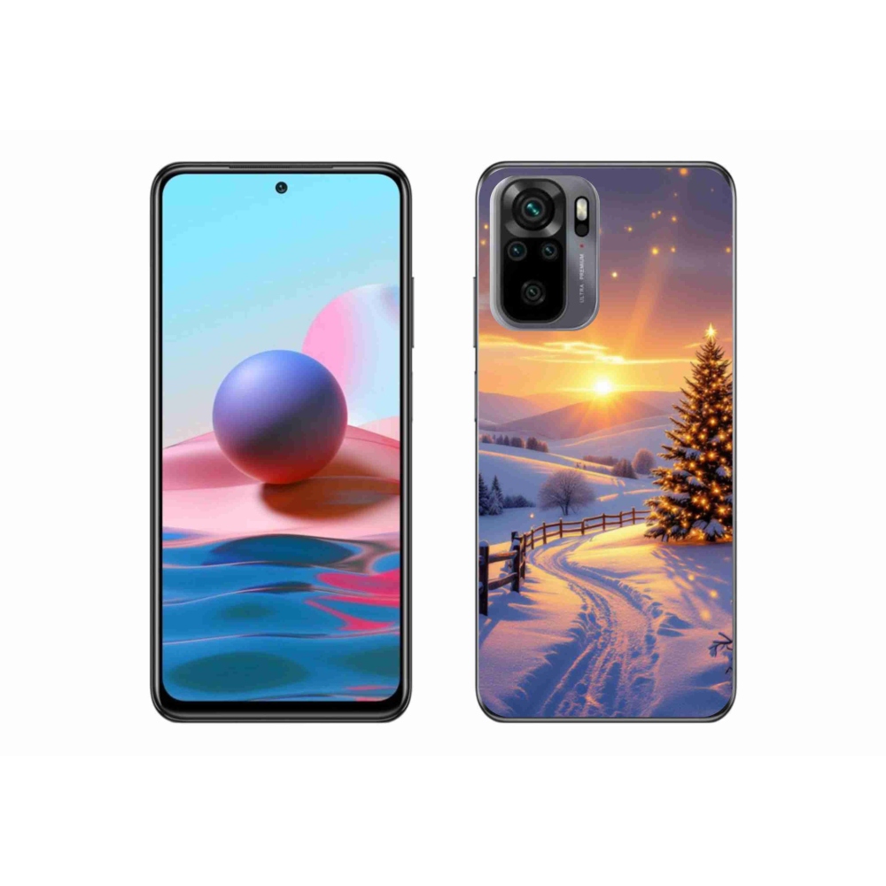 Gélový kryt mmCase na Xiaomi Redmi Note 10S - zimná krajina