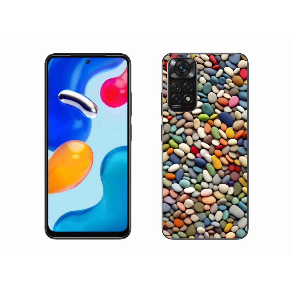 Gélový kryt mmCase na Xiaomi Redmi Note 11 4G - farebné kamienky 2