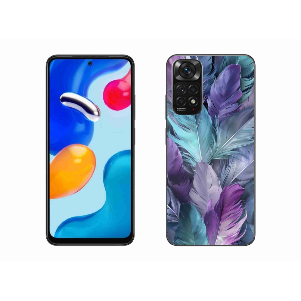 Gélový kryt mmCase na Xiaomi Redmi Note 11 4G - farebné perie 2