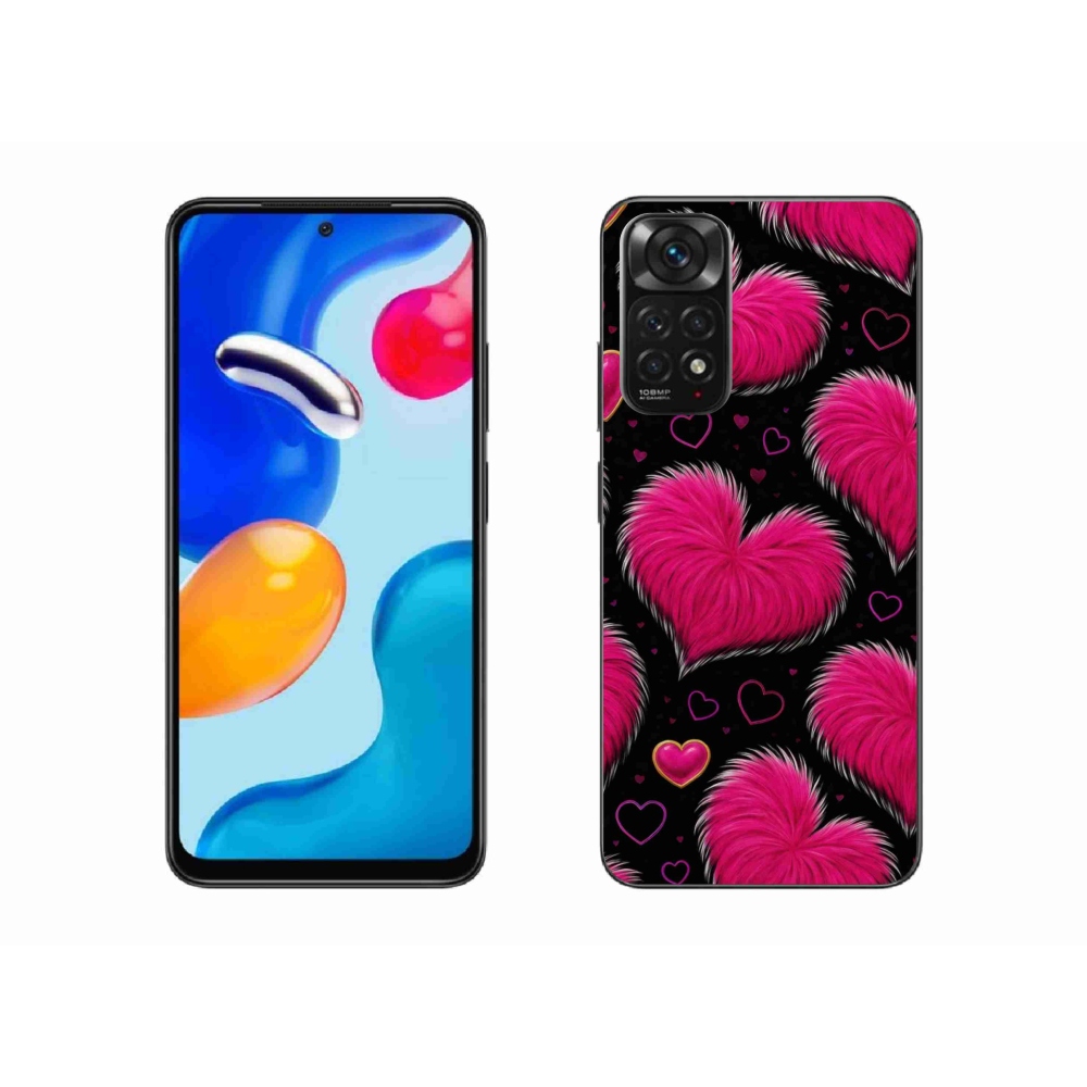 Gélový kryt mmCase na Xiaomi Redmi Note 11 4G - hebké srdce