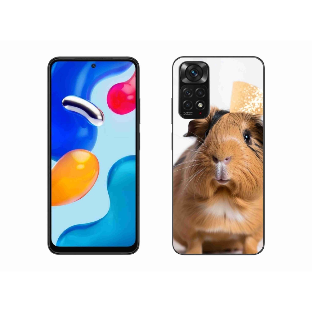 Gélový kryt mmCase na Xiaomi Redmi Note 11 4G - hnedé morča