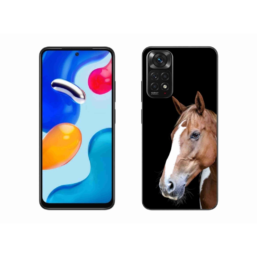 Gélový kryt mmCase na Xiaomi Redmi Note 11 4G - hnedý kôň 3