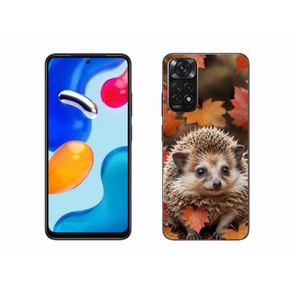 Gélový kryt mmCase na Xiaomi Redmi Note 11 4G - ježko v lístia