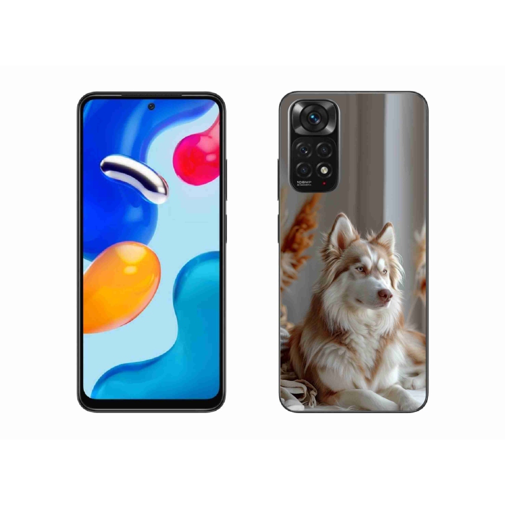 Gélový kryt mmCase na Xiaomi Redmi Note 11 4G - pokojný sibírsky husky