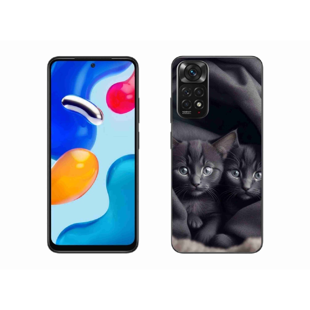 Gélový kryt mmCase na Xiaomi Redmi Note 11 4G - mačacie duo