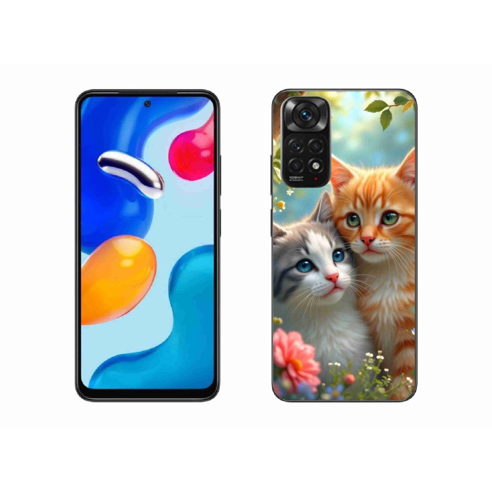 Gélový kryt mmCase na Xiaomi Redmi Note 11 4G - mačacia láska 2