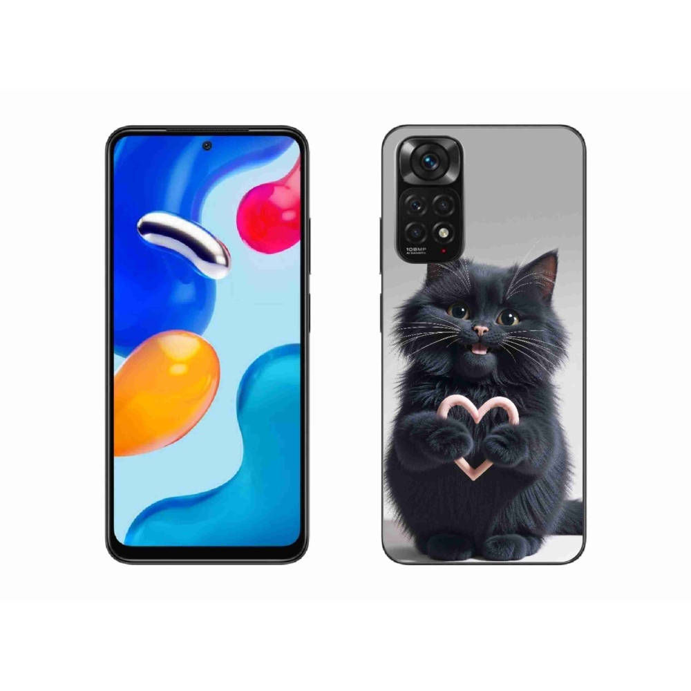 Gélový kryt mmCase na Xiaomi Redmi Note 11 4G - mačacia láska 3