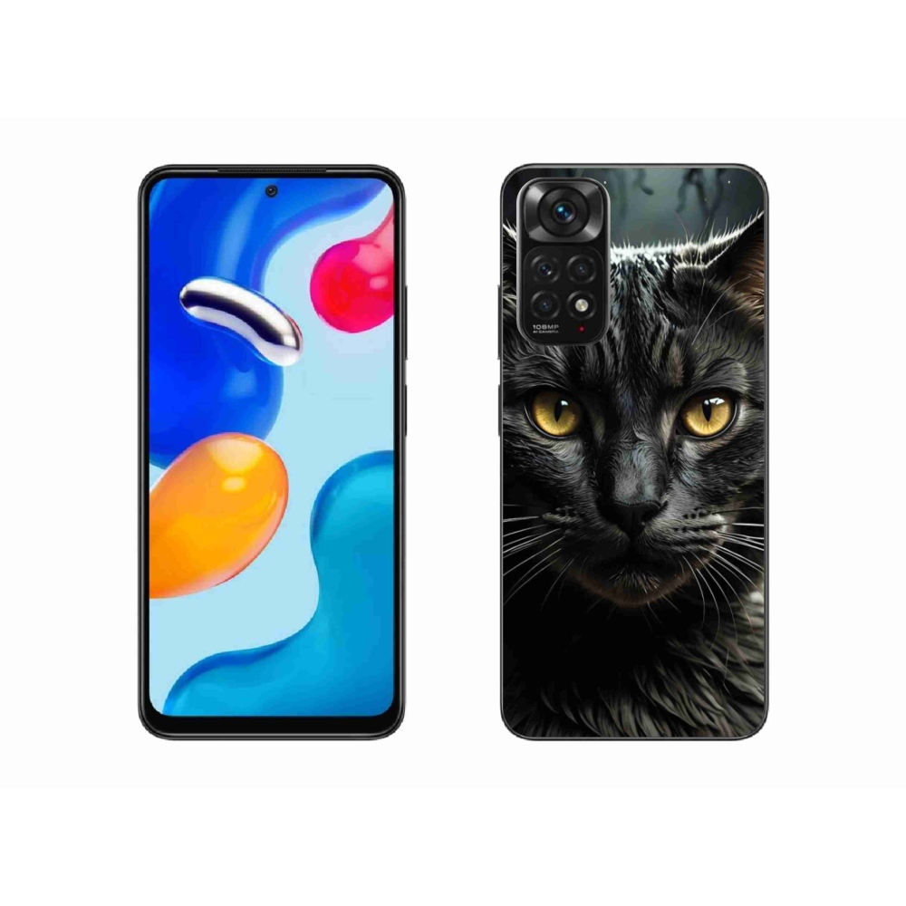 Gélový kryt mmCase na Xiaomi Redmi Note 11 4G - mačacie pohľad 3
