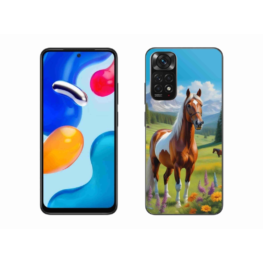 Gélový kryt mmCase na Xiaomi Redmi Note 11 4G - kôň na lúke