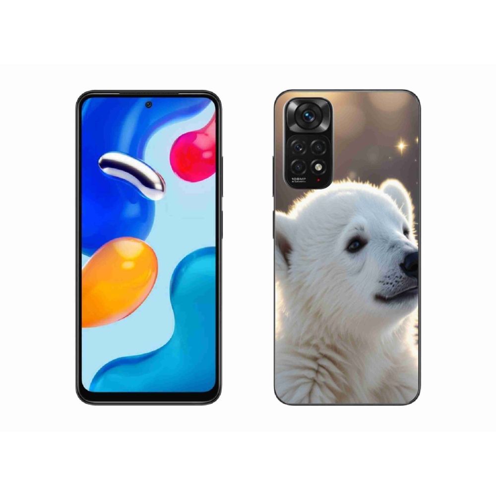 Gélový kryt mmCase na Xiaomi Redmi Note 11 4G - ľadový medveď
