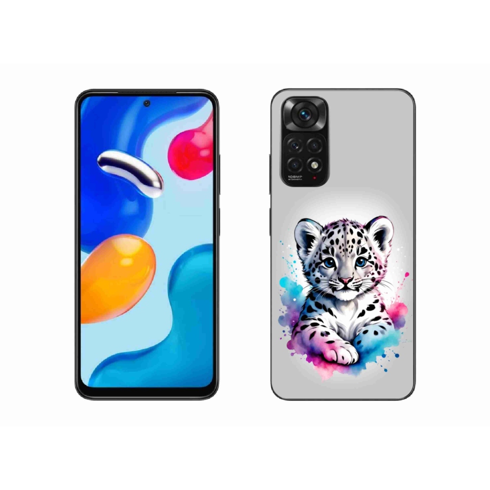 Gélový kryt mmCase na Xiaomi Redmi Note 11 4G - leopardej mláďa