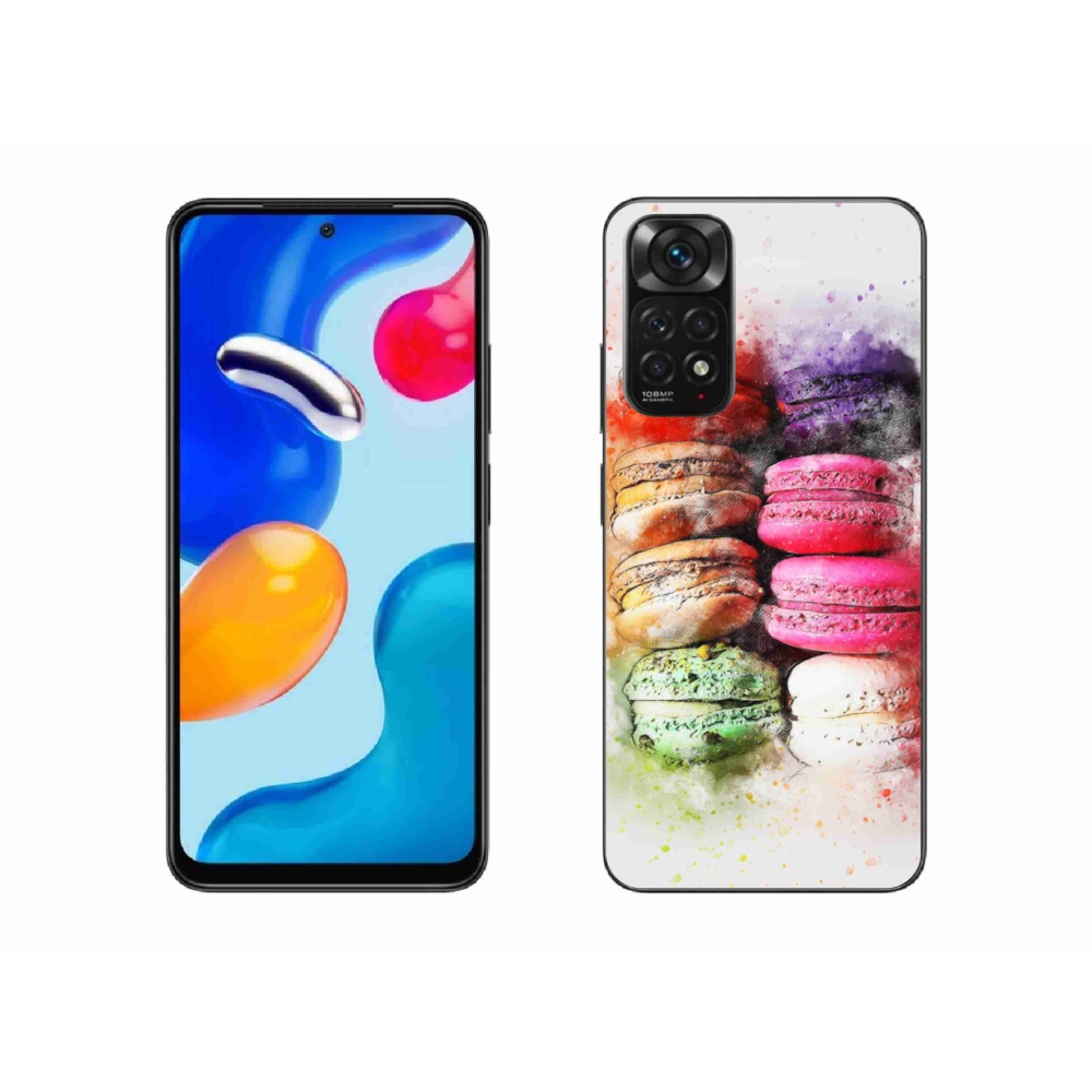 Gélový kryt mmCase na Xiaomi Redmi Note 11 4G - makrónky