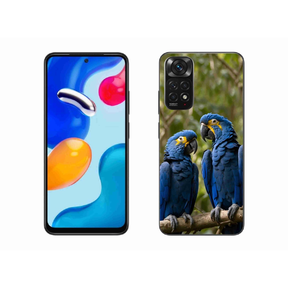 Gélový kryt mmCase na Xiaomi Redmi Note 11 4G - papagájové duo