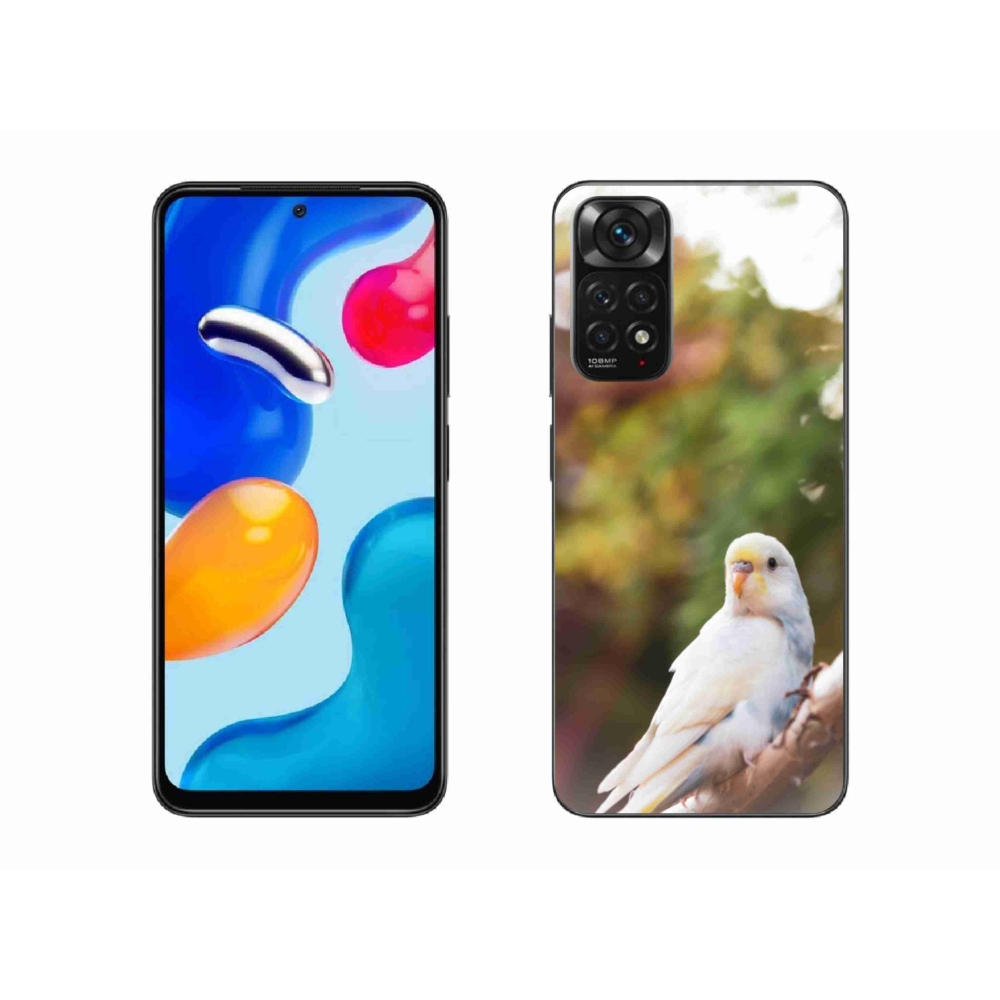 Gélový kryt mmCase na Xiaomi Redmi Note 11 4G - andulka biela