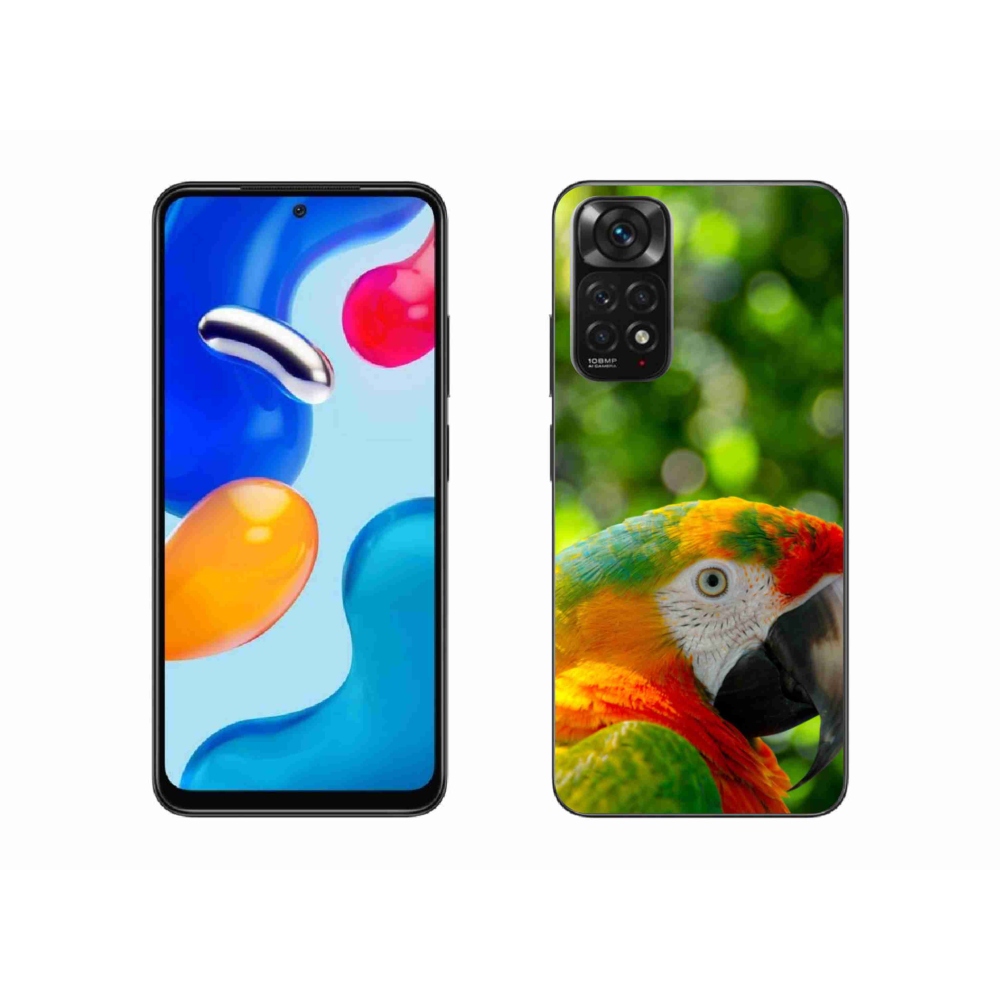 Gélový kryt mmCase na Xiaomi Redmi Note 11 4G - papagáj ara 3