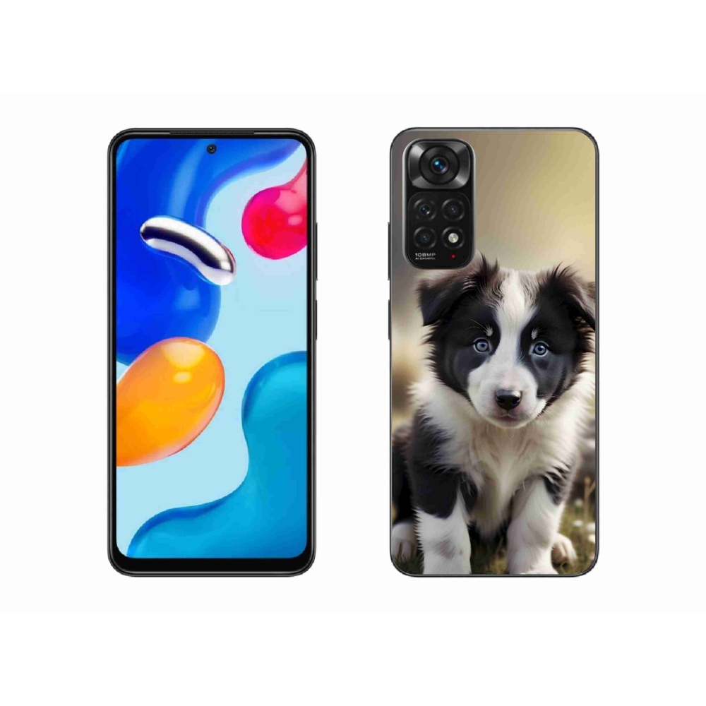 Gélový kryt mmCase na Xiaomi Redmi Note 11 4G - roztomilá border kólia