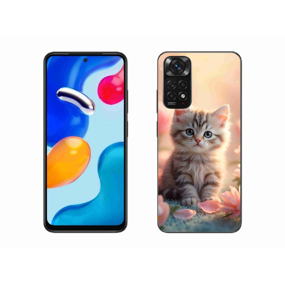 Gélový kryt mmCase na Xiaomi Redmi Note 11 4G - roztomilé mačiatko 8