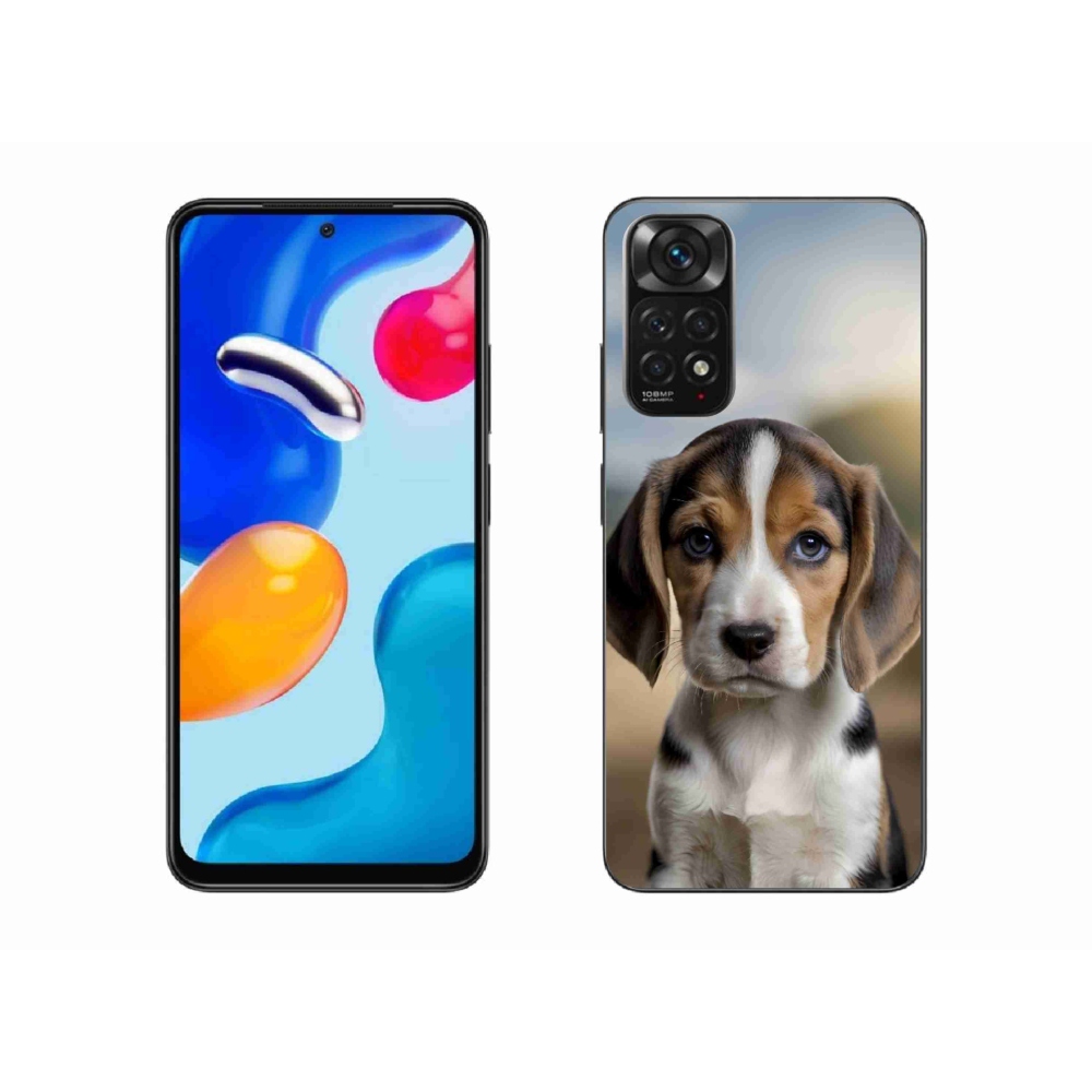 Gélový kryt mmCase na Xiaomi Redmi Note 11 4G - roztomilý bígl