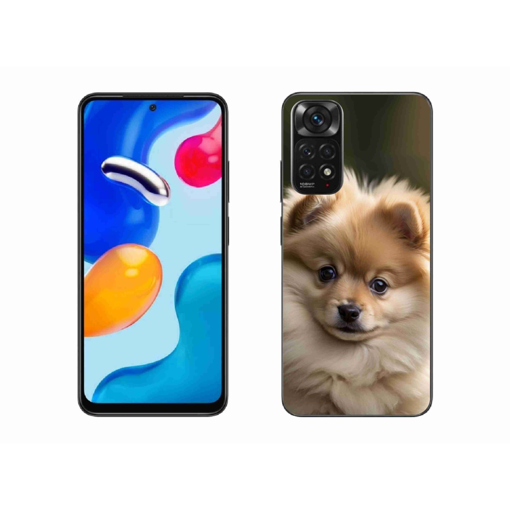 Gélový kryt mmCase na Xiaomi Redmi Note 11 4G - roztomilý pomeranian 2