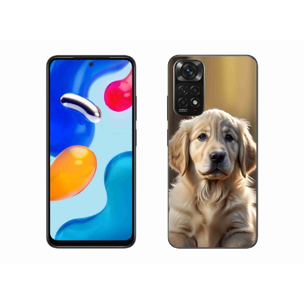 Gélový kryt mmCase na Xiaomi Redmi Note 11 4G - roztomilý zlatý retriever