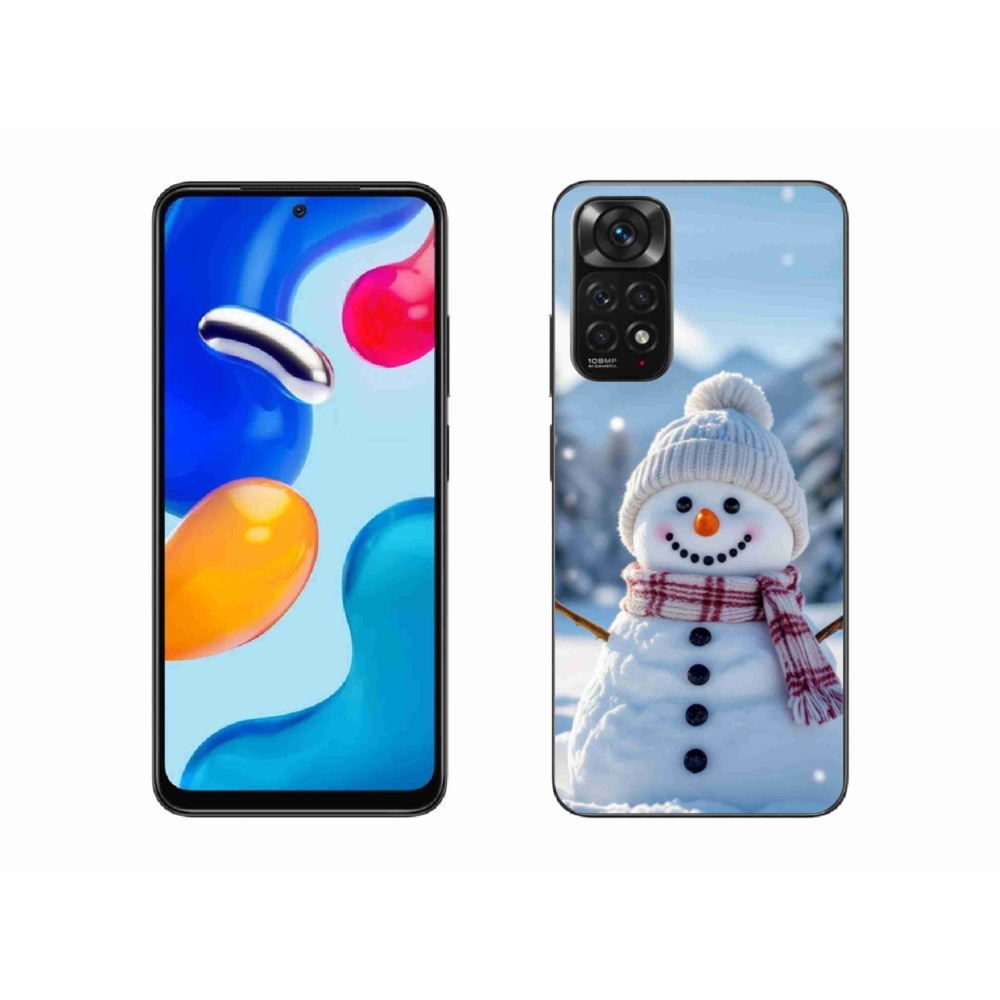 Gélový kryt mmCase na Xiaomi Redmi Note 11 4G - snehuliak 3