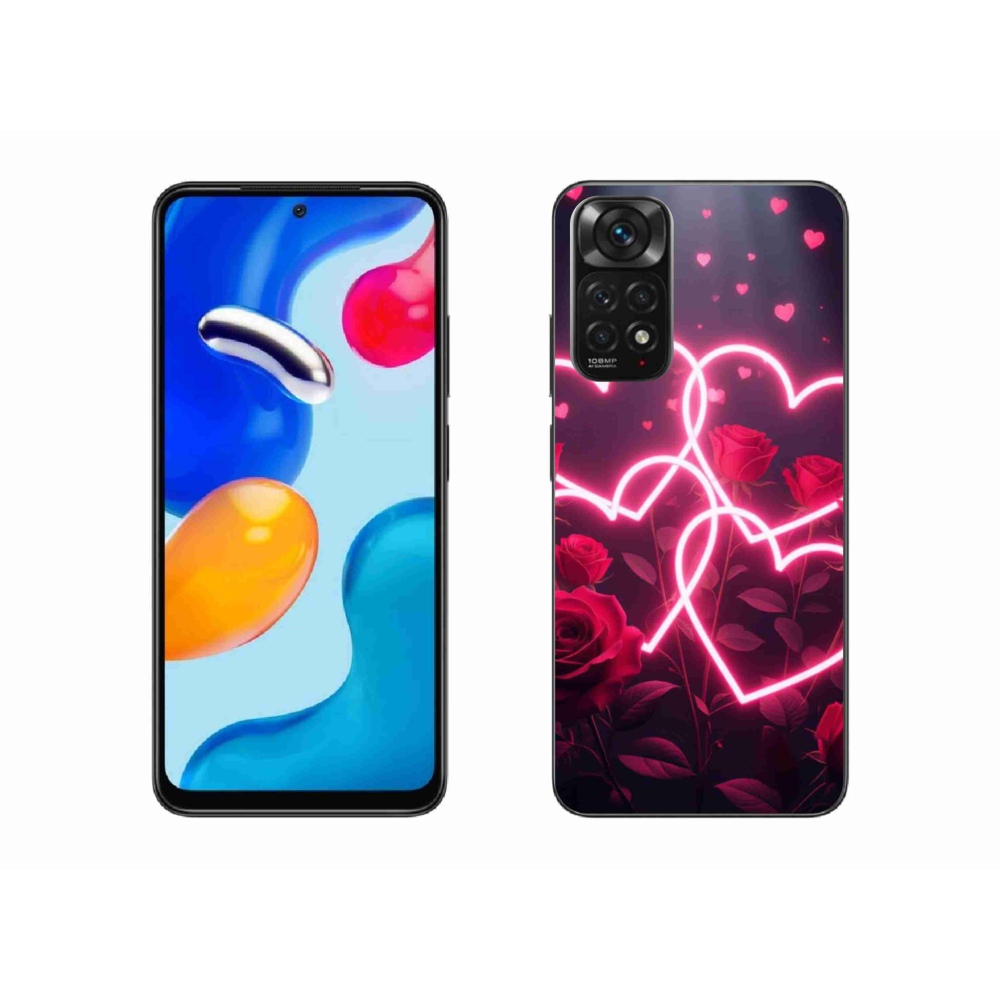 Gélový kryt mmCase na Xiaomi Redmi Note 11 4G - srdce lásky