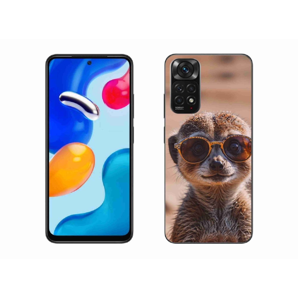 Gélový kryt mmCase na Xiaomi Redmi Note 11 4G - štýlová surikata