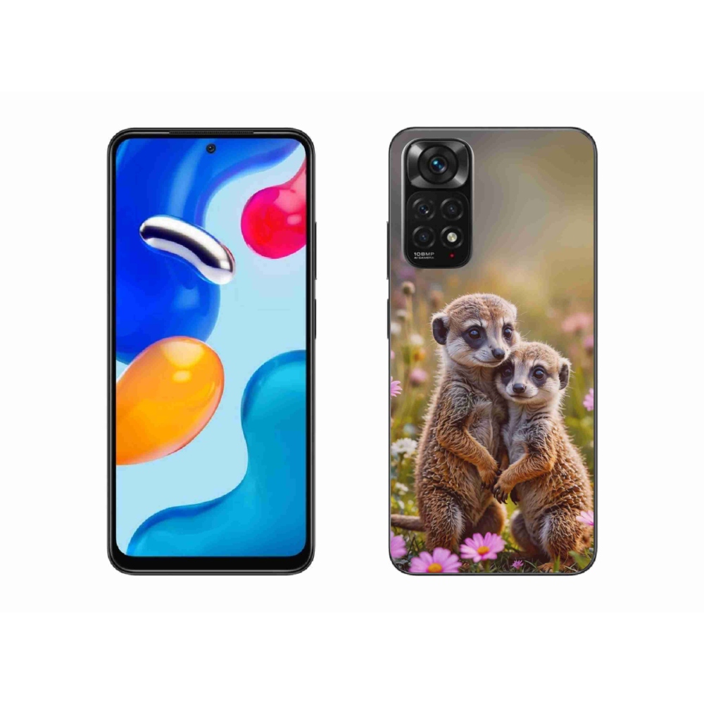 Gélový kryt mmCase na Xiaomi Redmi Note 11 4G - surikatí duo