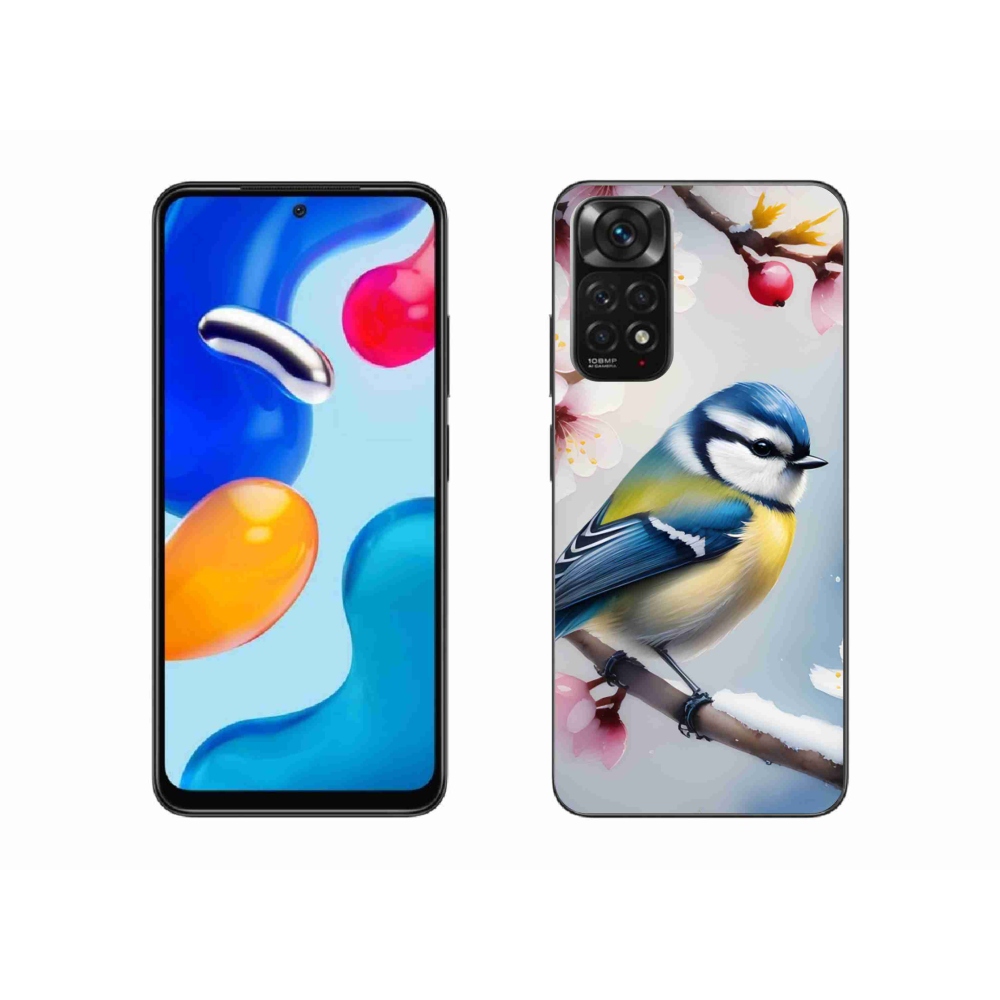 Gélový kryt mmCase na Xiaomi Redmi Note 11 4G - sýkorka