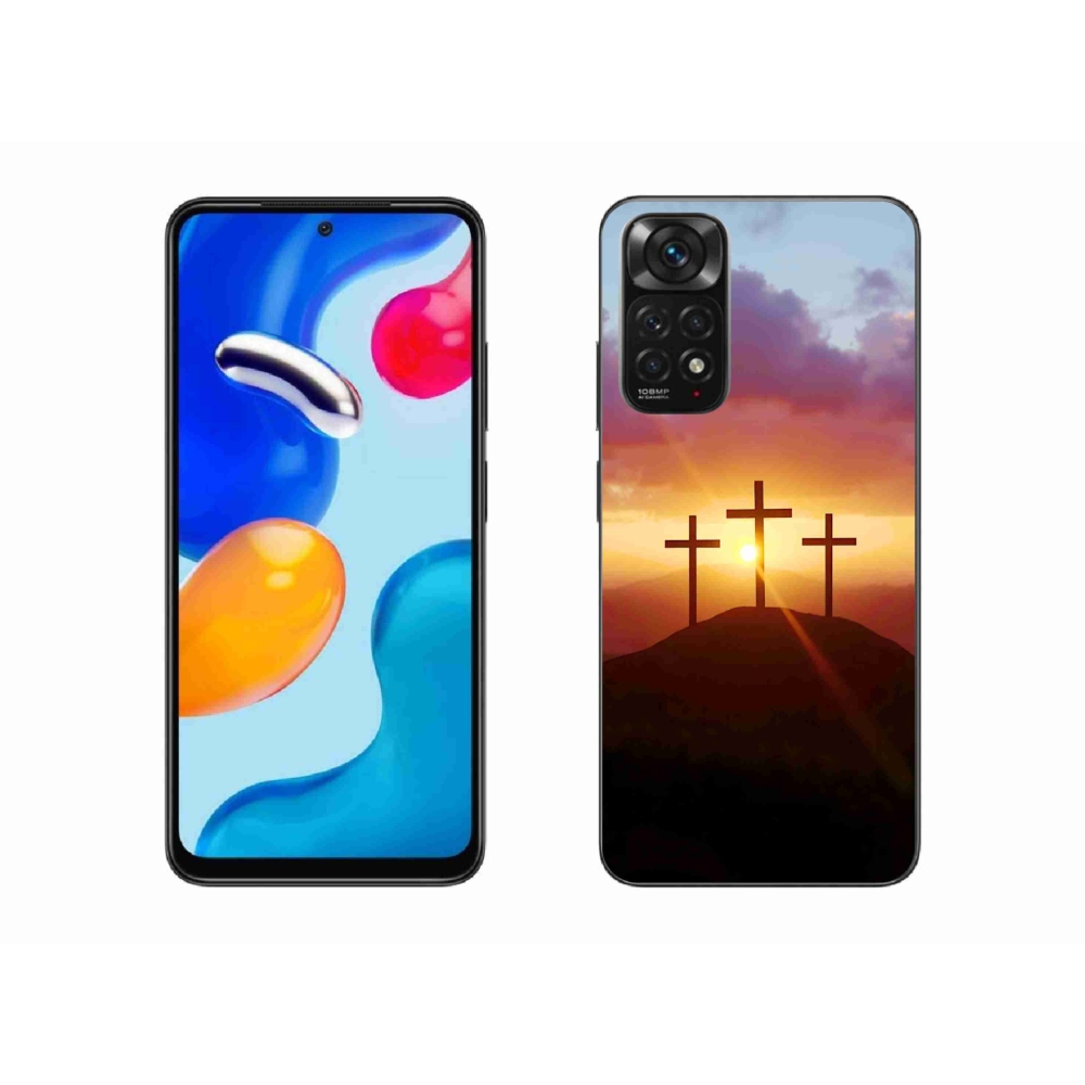 Gélový kryt mmCase na Xiaomi Redmi Note 11 4G - tri kríža