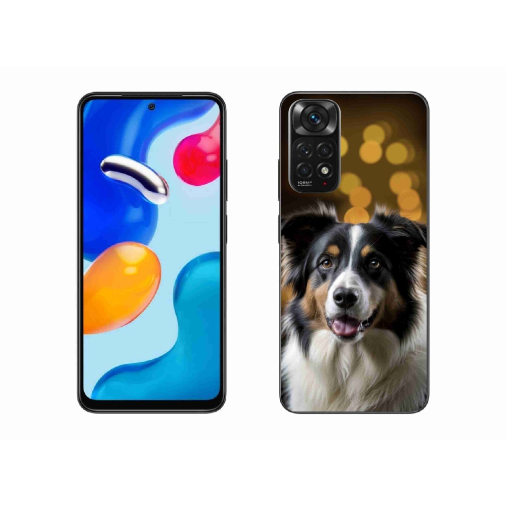 Gélový kryt mmCase na Xiaomi Redmi Note 11 4G - usmievavý austrálsky ovčiak