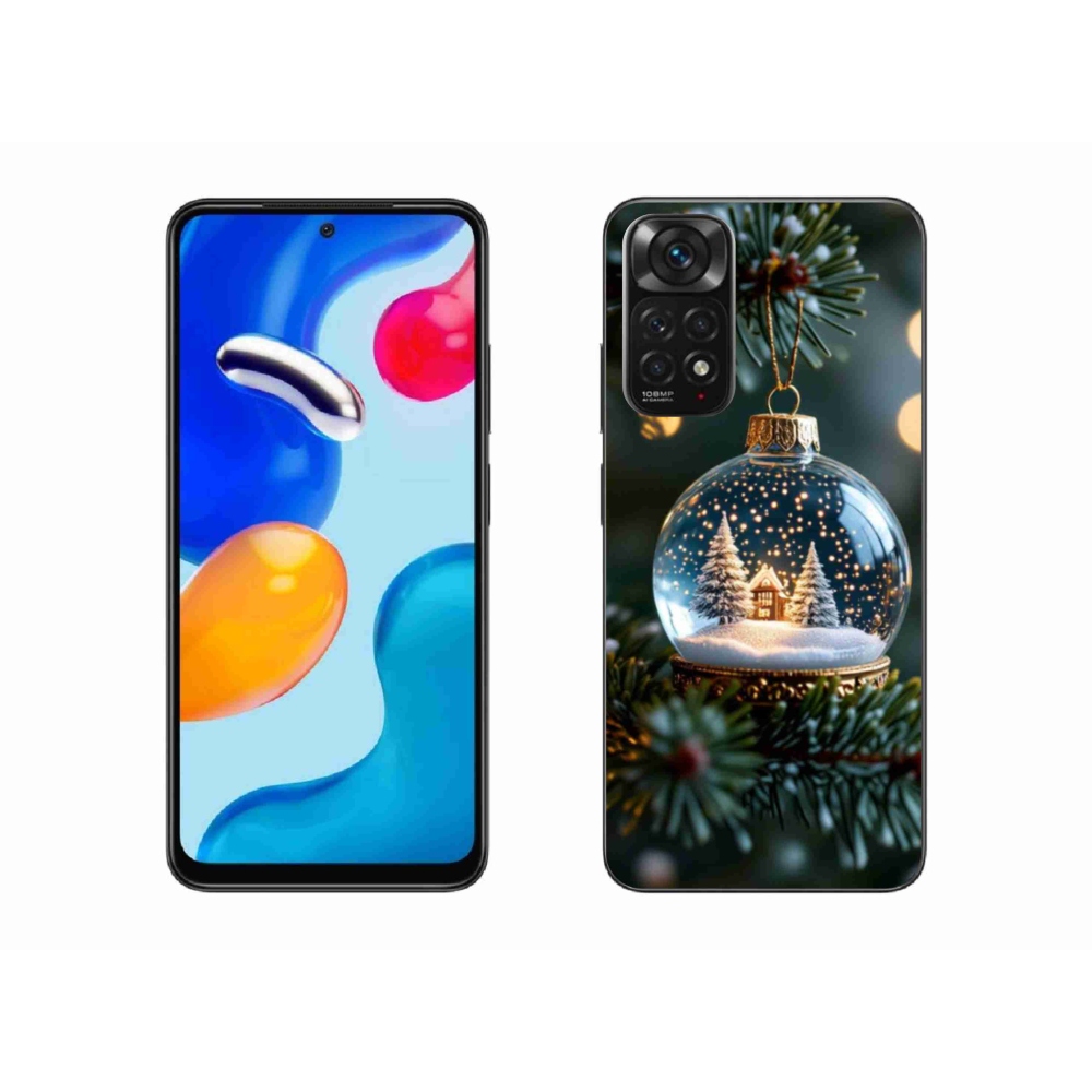 Gélový kryt mmCase na Xiaomi Redmi Note 11 4G - vianočné gule 2