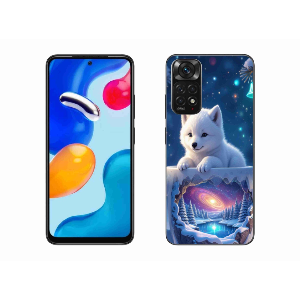 Gélový kryt mmCase na Xiaomi Redmi Note 11 4G - vianočné šteňa