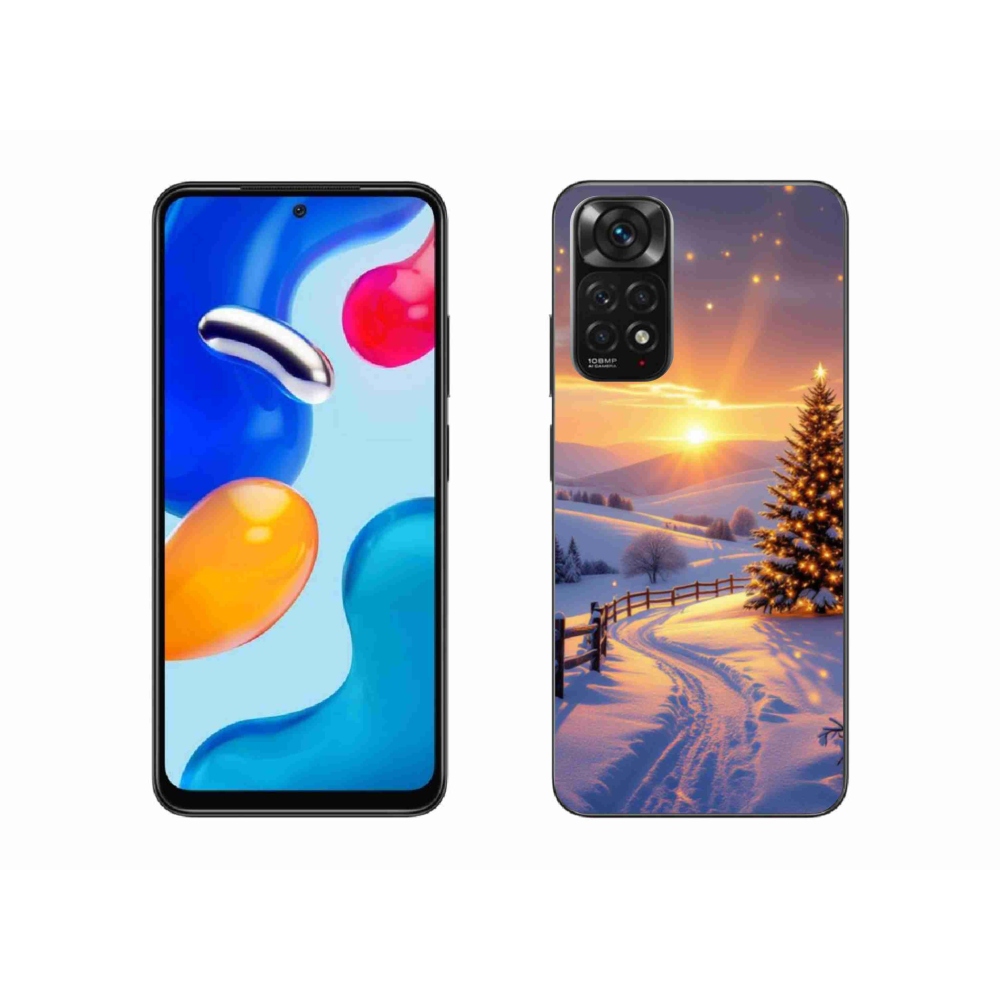 Gélový kryt mmCase na Xiaomi Redmi Note 11 4G - zimná krajina