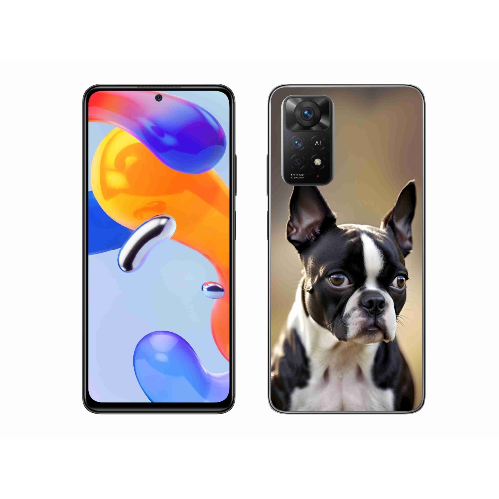 Gélový kryt mmCase na Xiaomi Redmi Note 11 Pro 4G/5G - bostonský teriér